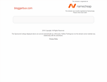 Tablet Screenshot of bloggerbux.com